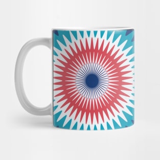 Retro Hippie Radial Mug